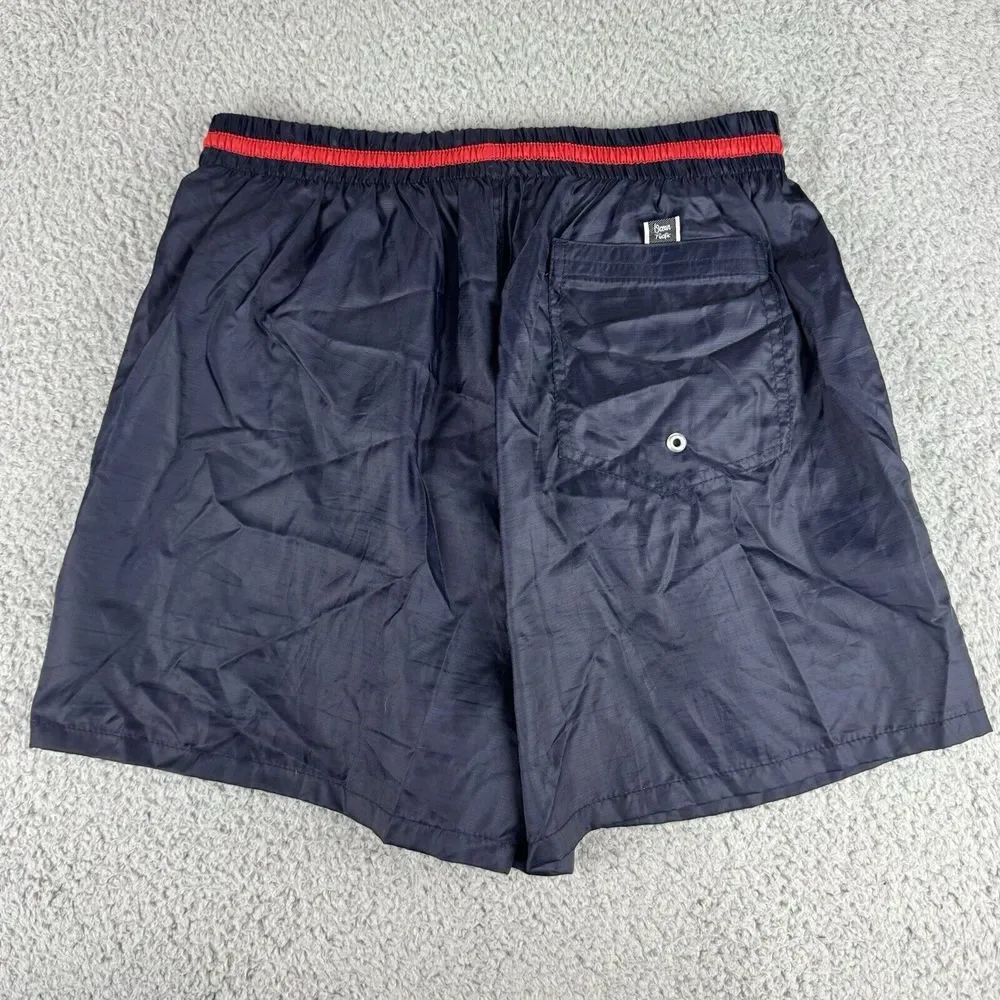 Ocean Pacific Op‎ Vintage Swim Trunks Shorts Blue Men's Size Xl Spellout